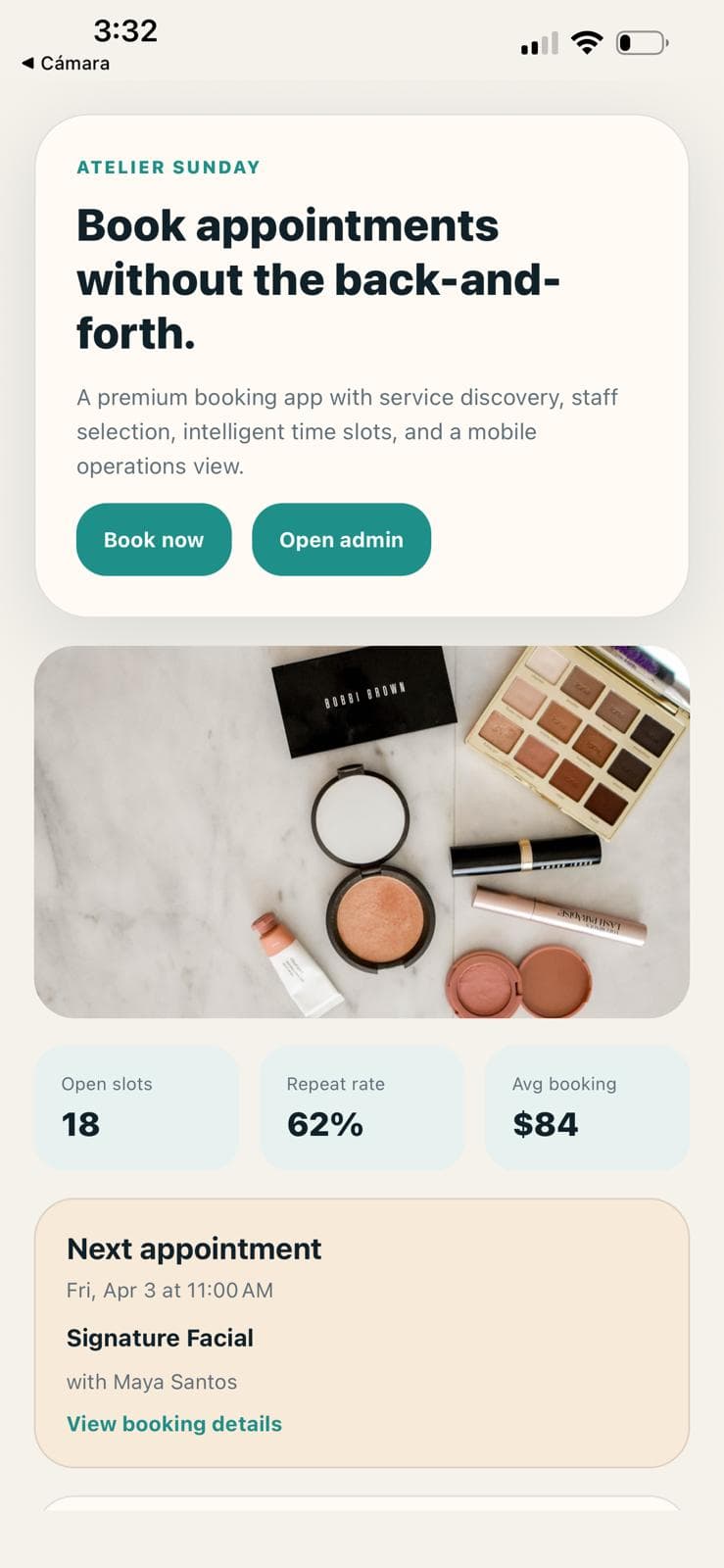 Appointment Booking App preview