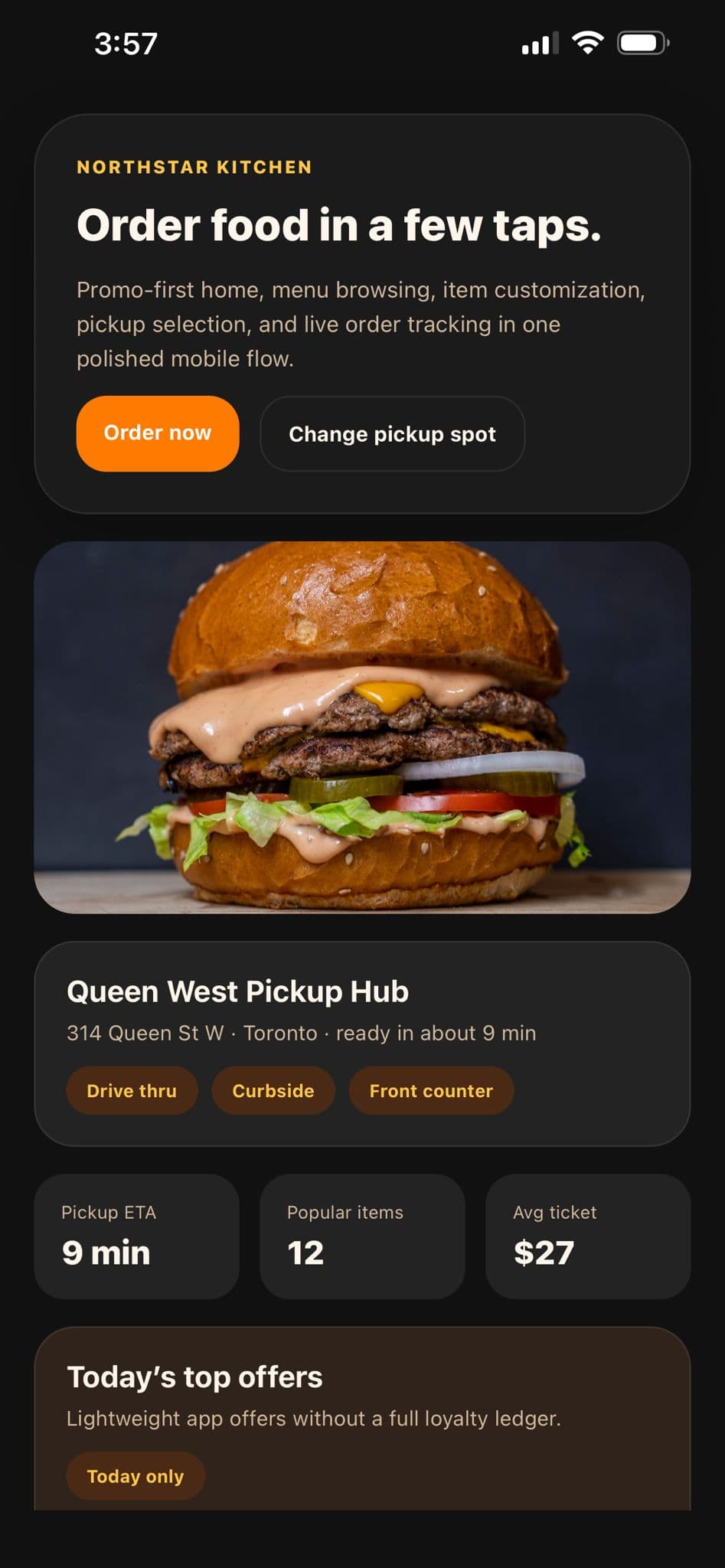 Restaurant Ordering App preview